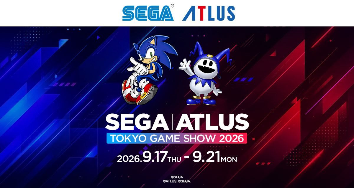 東京ゲームショウ2026 セガ／アトラスブースの出展情報